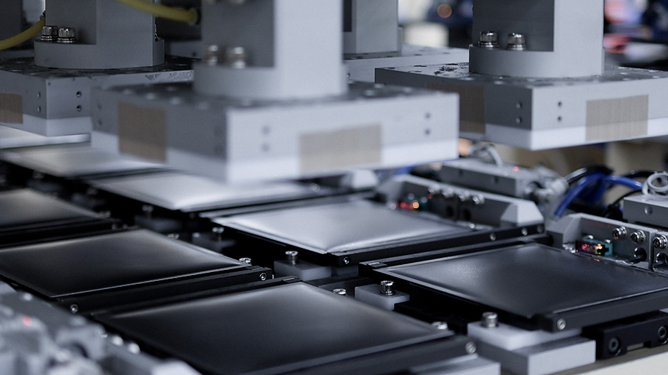 A Photo of Press / Cell Formation Process